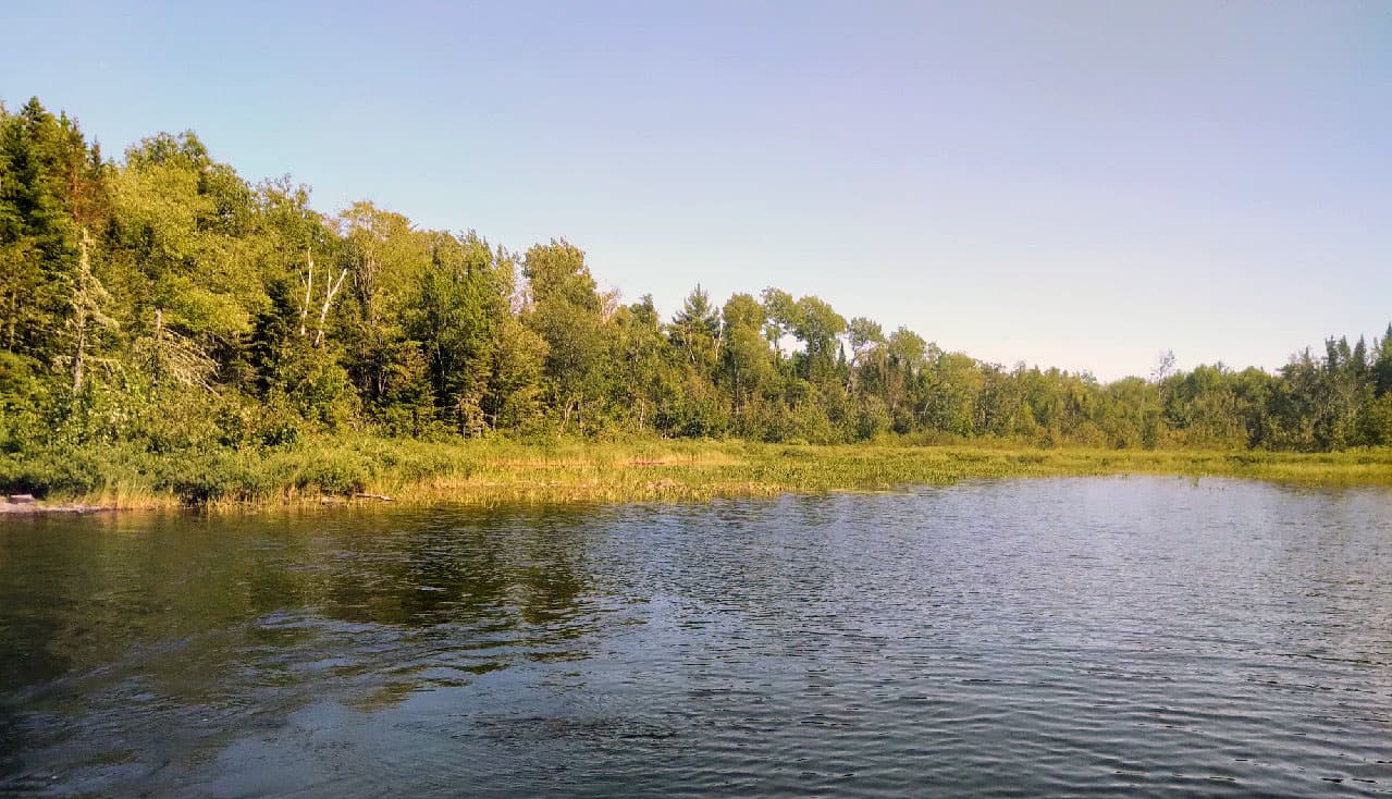 Lakefront view of Lake George